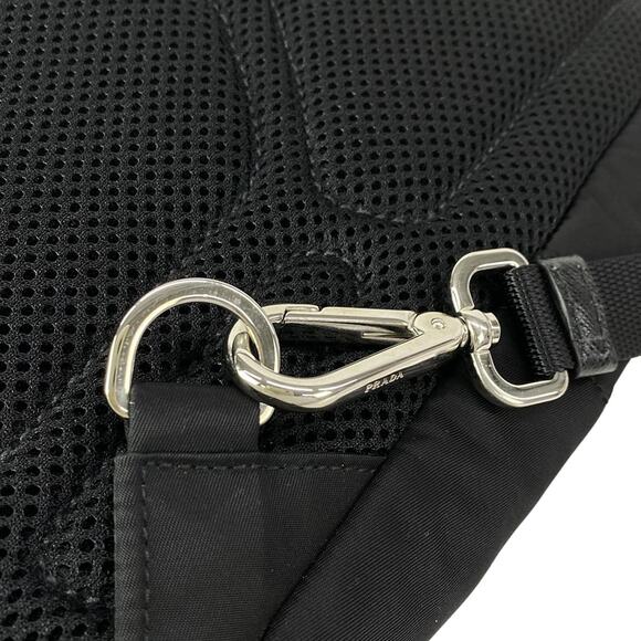 Prada Backpack 2VZ013 Black Navy Multi Nylon Leather main image 14